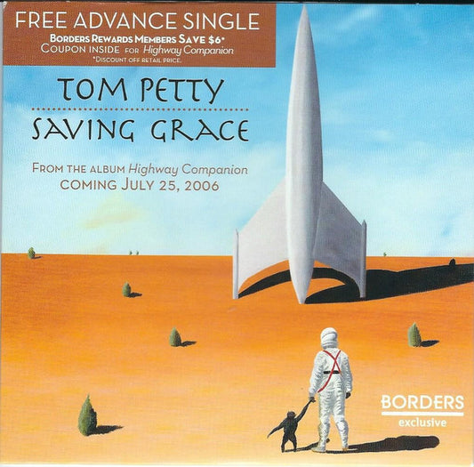 Tom Petty : Saving Grace (CD, Advance, Single, Promo)