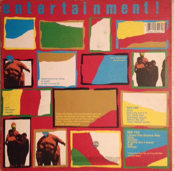 Gang Of Four : Entertainment! (LP, Album, Win)