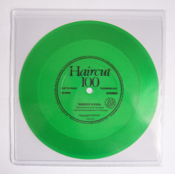 Haircut One Hundred : Nobody's Fool (Flexi, 7", S/Sided, Gre)