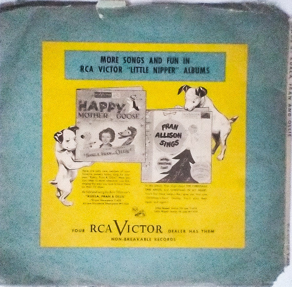Burr Tillstrom's Kukla, Fran and Ollie* with Jack Fascinato And His Orchestra : Songs By Burr Tillstrom's Kukla, Fran And Ollie (2xShellac, 10")