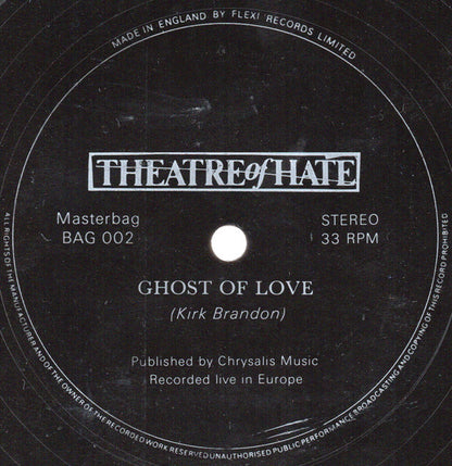 Theatre Of Hate : Ghost Of Love (Flexi, 7", S/Sided, Squ)