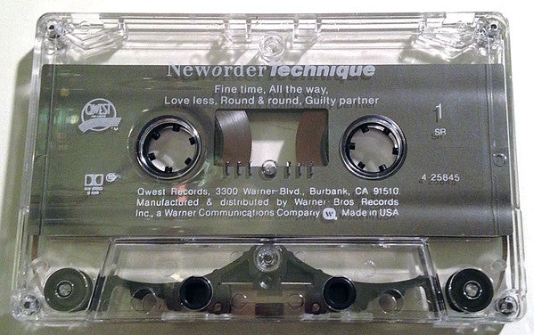 New Order : Technique (Cass, Album, SR,)