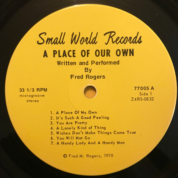 Mister Rogers : A Place Of Our Own (LP)