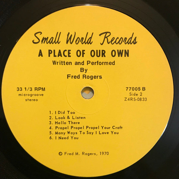 Mister Rogers : A Place Of Our Own (LP)