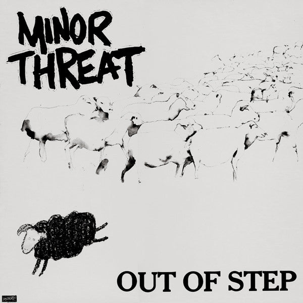 Minor Threat : Out Of Step (12", EP, Bla)