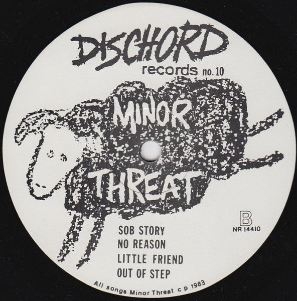 Minor Threat : Out Of Step (12", EP, Bla)