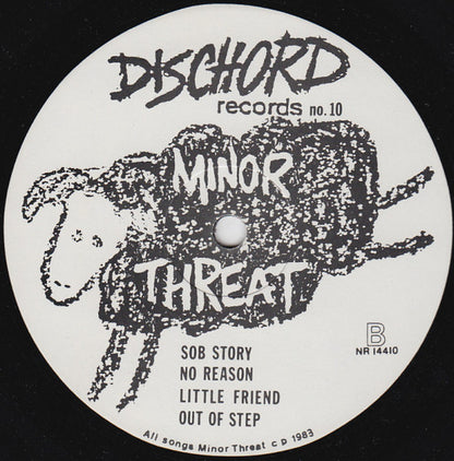 Minor Threat : Out Of Step (12", EP, Bla)