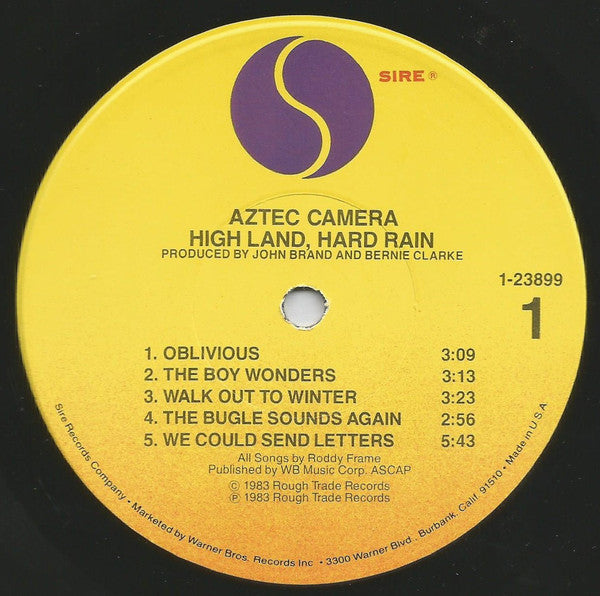 Aztec Camera : High Land, Hard Rain (LP, Album, Win)