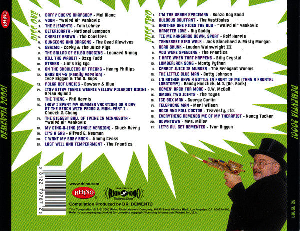 Various : Dementia 2000: Dr. Demento's 30th Anniversary Collection (2xCD, Comp, RM)