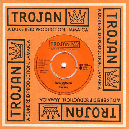 Arthur "Duke" Reid / Roland Alphonso : Judge Sympathy / Never To Be Mine (7", RSD, Ltd, RE, Ora)