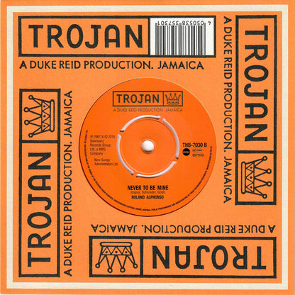 Arthur "Duke" Reid / Roland Alphonso : Judge Sympathy / Never To Be Mine (7", RSD, Ltd, RE, Ora)