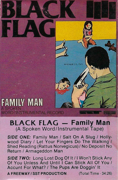 Black Flag : Family Man (Cass, Album)