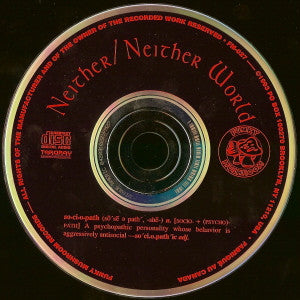 Neither/Neither World : Sociopathic Pleasures (CD, Album)