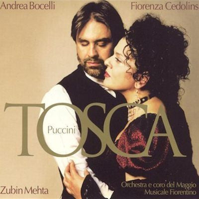 Giacomo Puccini - Andrea Bocelli, Fiorenza Cedolins, Orchestra Del Maggio Musicale Fiorentino E Coro Del Maggio Musicale Fiorentino, Zubin Mehta : Tosca (2xCD, Album + Box, Sli)