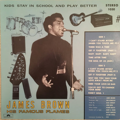 James Brown & The Famous Flames : I Can't Stand Myself When You Touch Me (LP, Album, RE)