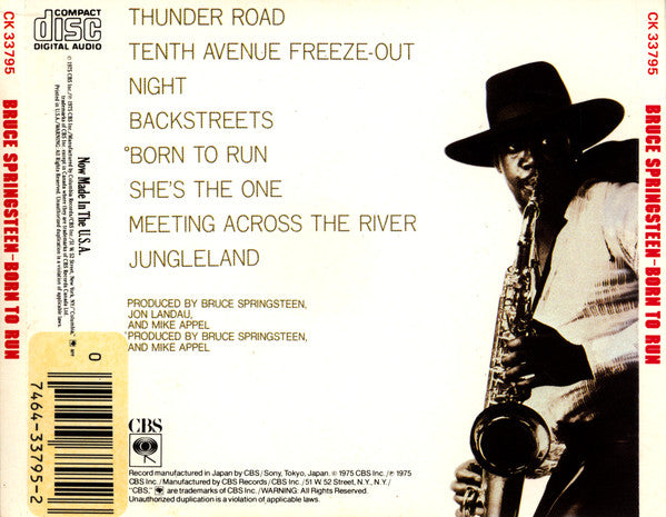 Bruce Springsteen : Born To Run (CD, Album, RE)