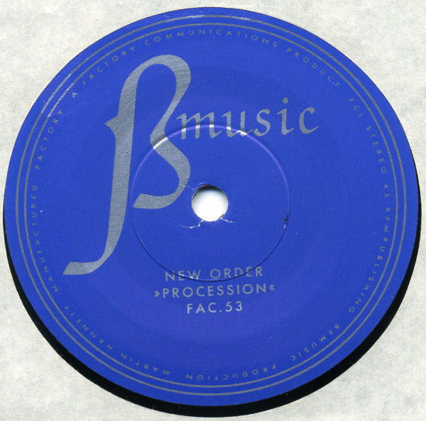 New Order : Procession / Everything's Gone Green (7", Single, Ora)