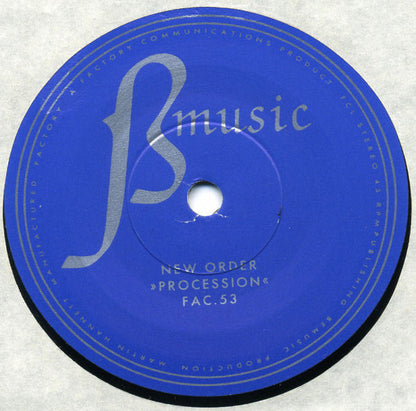 New Order : Procession / Everything's Gone Green (7", Single, Ora)