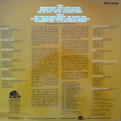 Johnny Cash : The Unissued Johnny Cash (LP, Comp, Ora)