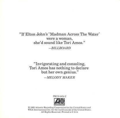 Tori Amos : Silent All These Years (CD, Single, Promo)