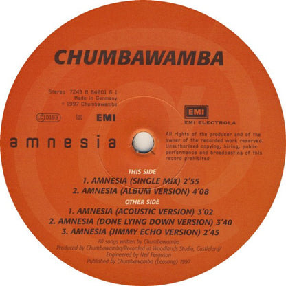 Chumbawamba : Amnesia (12")