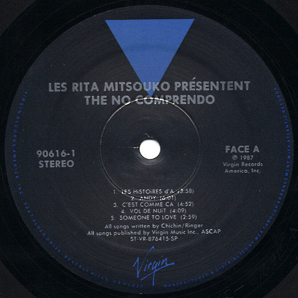 Les Rita Mitsouko : The No Comprendo (LP, Album)