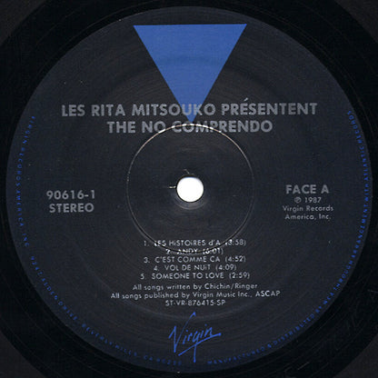 Les Rita Mitsouko : The No Comprendo (LP, Album)