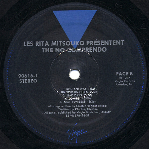 Les Rita Mitsouko : The No Comprendo (LP, Album)