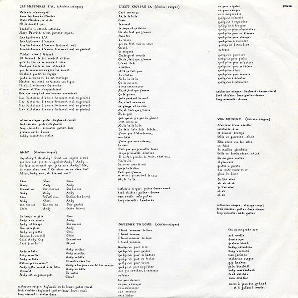 Les Rita Mitsouko : The No Comprendo (LP, Album)