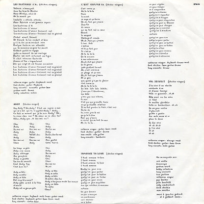 Les Rita Mitsouko : The No Comprendo (LP, Album)