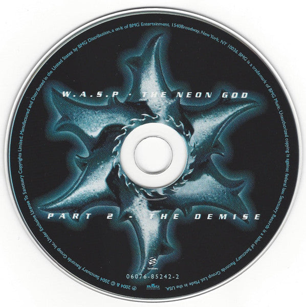 W.A.S.P. : The Neon God: Part 2 - The Demise (CD, Album, Club)