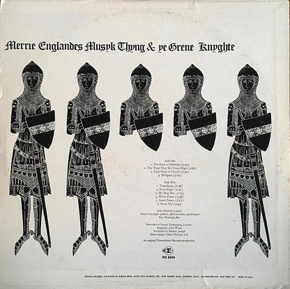 John Renbourn : Sir John Alot Of Merrie Englandes Musyk Thyng & Ye Grene Knyghte (LP, RP, Pit)