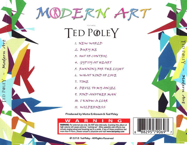 Modern Art (8) Featuring Ted Poley : Modern Art (CD, Album)