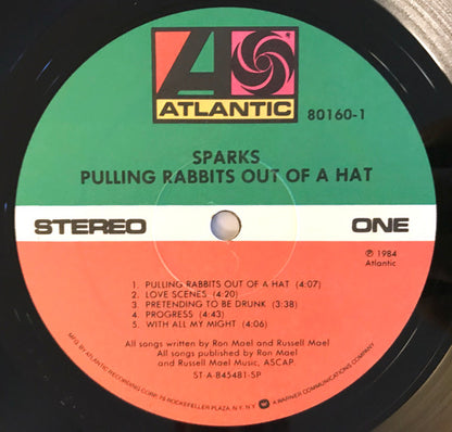 Sparks : Pulling Rabbits Out Of A Hat (LP, Album, Spe)