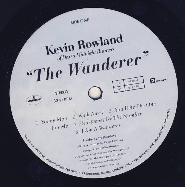 Kevin Rowland : The Wanderer (LP, Album)