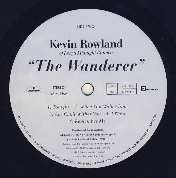 Kevin Rowland : The Wanderer (LP, Album)