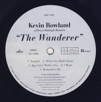 Kevin Rowland : The Wanderer (LP, Album)