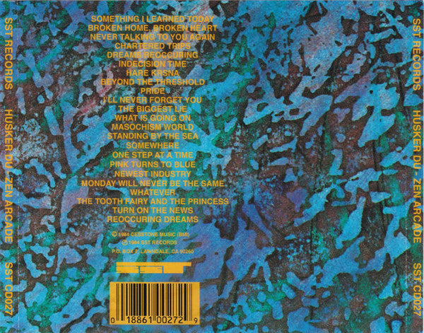 Hüsker Dü : Zen Arcade (CD, Album, RP)