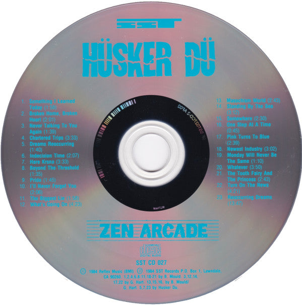 Hüsker Dü : Zen Arcade (CD, Album, RP)