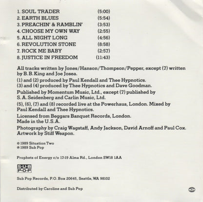 Thee Hypnotics : Live'r Than God! (CD, Album)