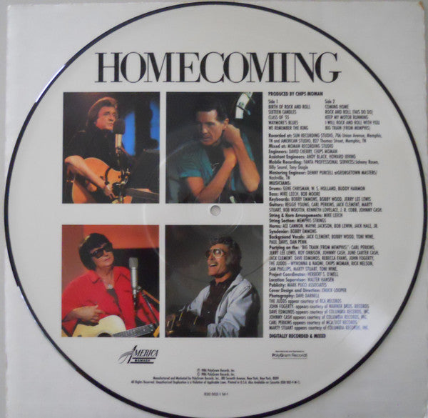 Class Of '55 = Carl Perkins / Jerry Lee Lewis / Roy Orbison / Johnny Cash : Memphis Rock & Roll Homecoming (LP, Album, Pic)