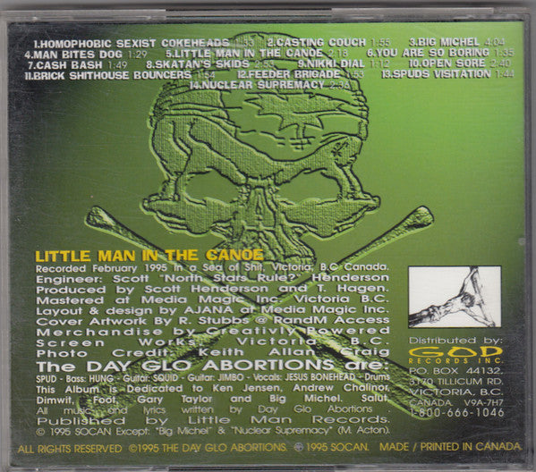 Dayglo Abortions : Little Man In The Canoe (CD, Album)