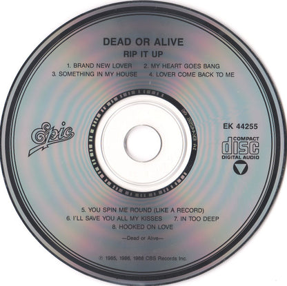Dead Or Alive : Rip It Up (CD, Album, Comp, Mixed, RP)