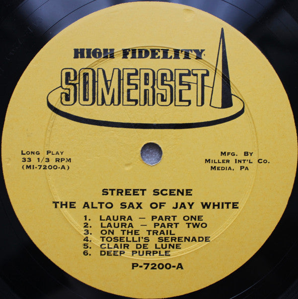 Jay White (3) : Street Scene (LP, Album, Mono)
