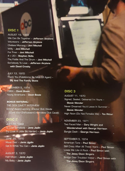 Various : The Dick Cavett Show: Rock Icons (3xDVD-V, Mono, RE, NTSC)