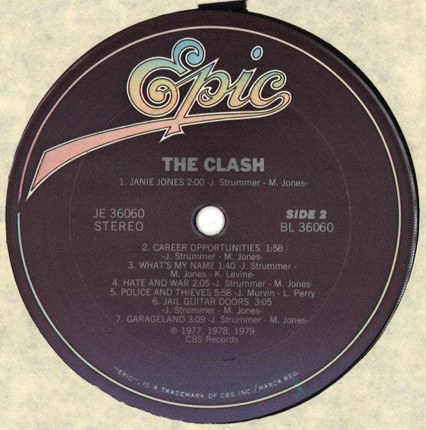 The Clash : The Clash (LP, Album, Pit + 7", Pit)