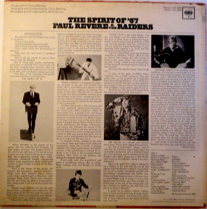 Paul Revere & The Raiders : The Spirit Of '67 (LP, Album, Ter)