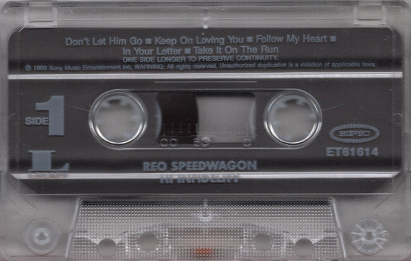 REO Speedwagon : Hi Infidelity (Cass, Album, RE, Cle)