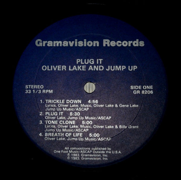 Oliver Lake And Jump Up : Plug It (LP, Album)
