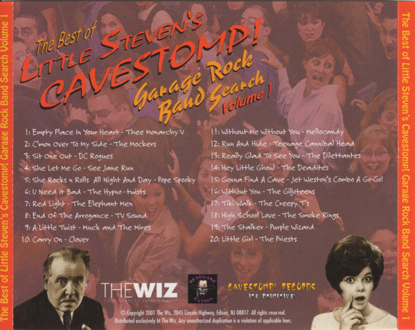 Various : The Best Of Little Steven's Cavestomp! Garage Rock Band Search Volume 1 (CD, Comp)